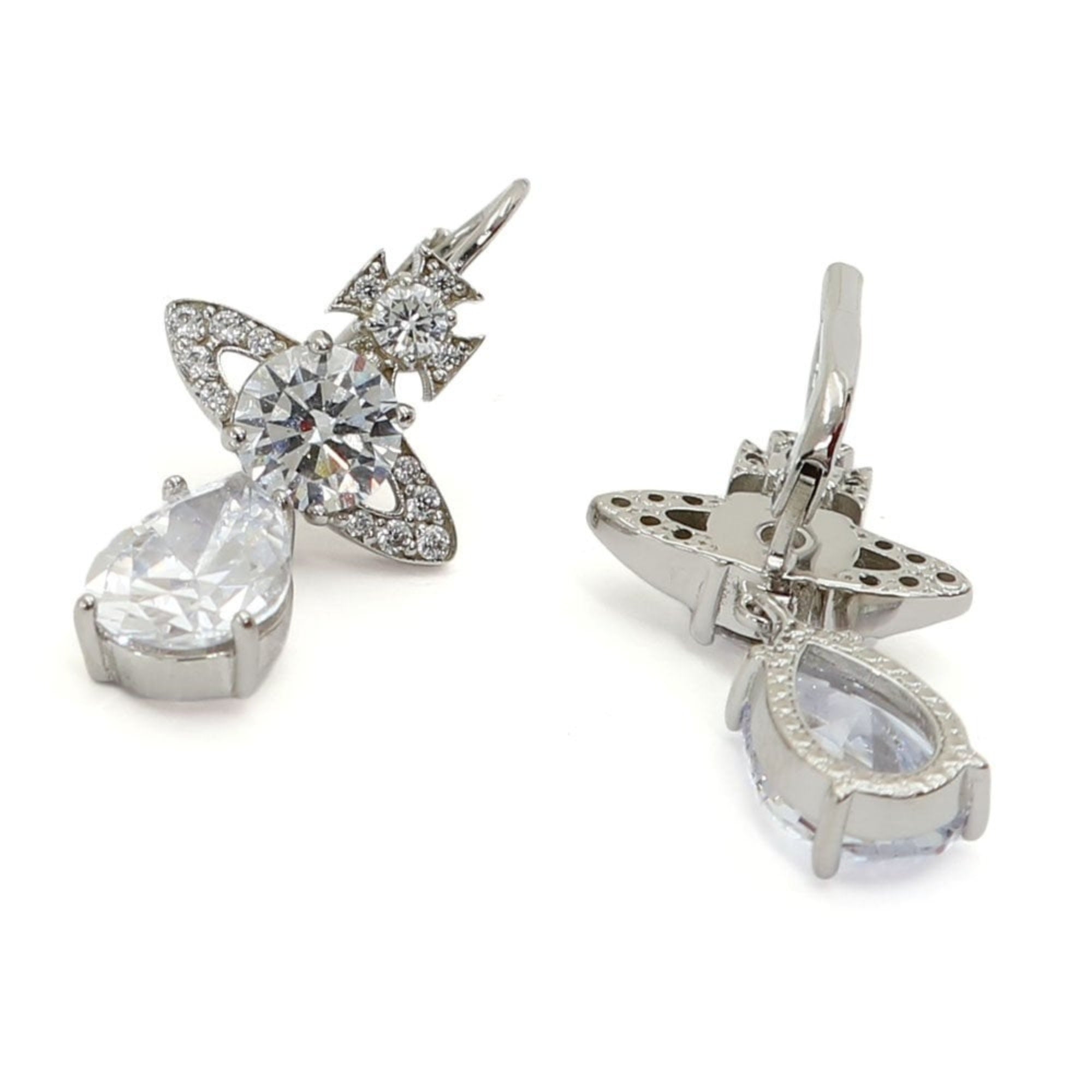 VIVIENNE WESTWOOD SILVER LUCRECE EARRINGS