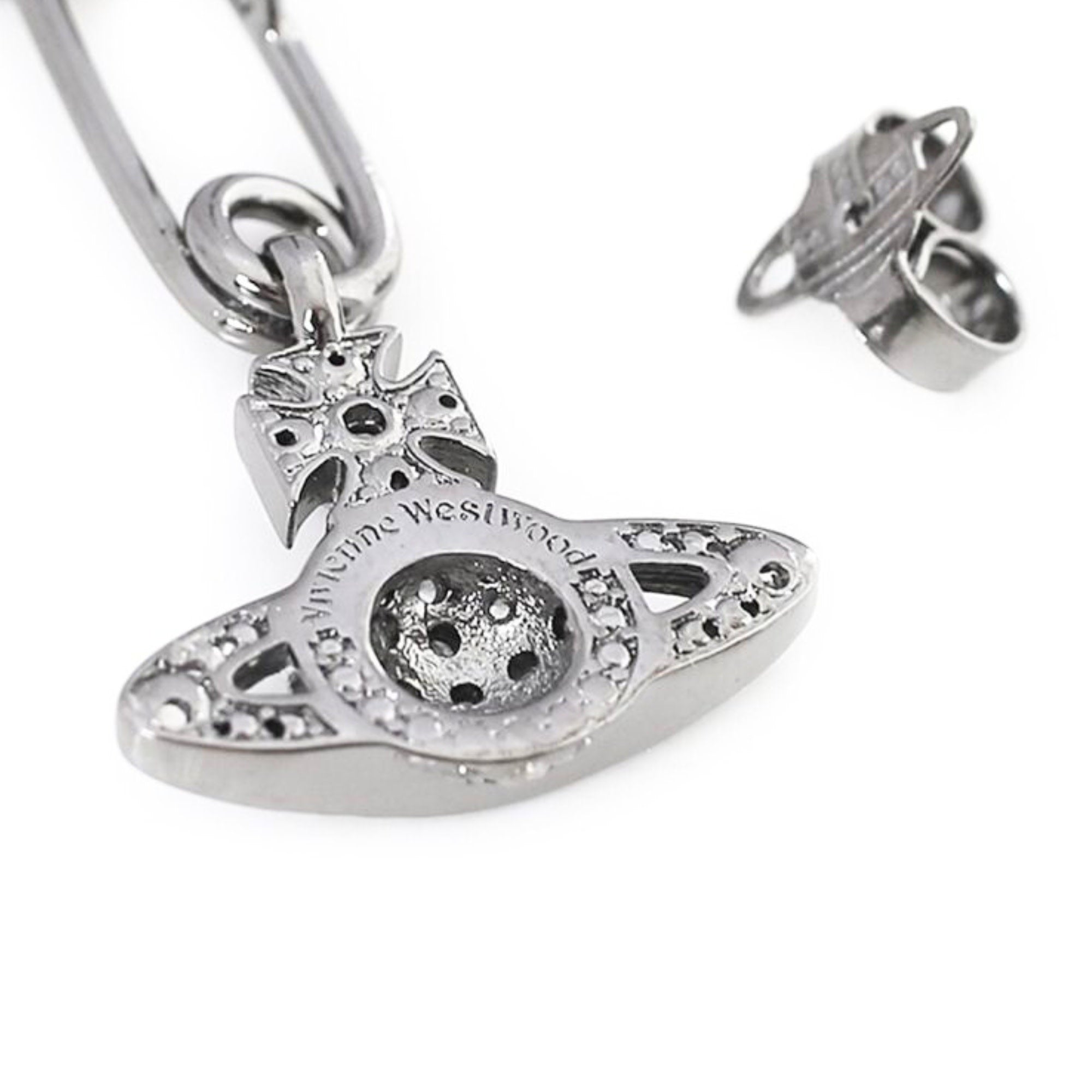 VIVIENNE WESTWOOD SILVER LUCRECE EARRINGS